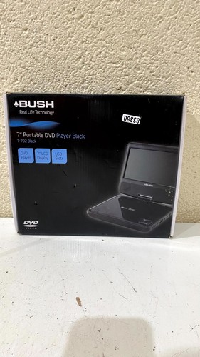 Bush 702 black portable dvd - t-702,