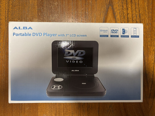 Alba portable dvd player - player, 7”